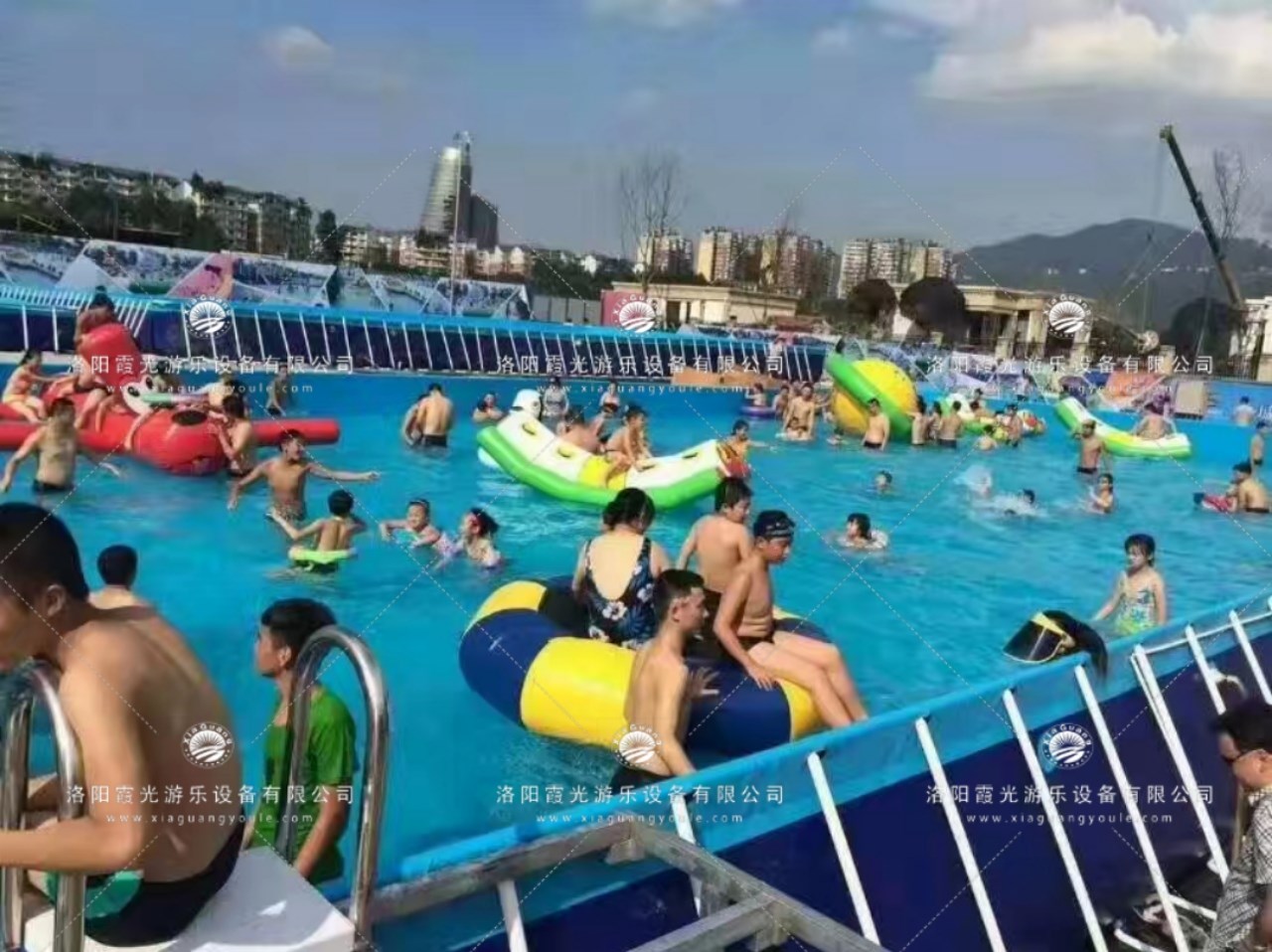 芜湖水上乐园支架泳池